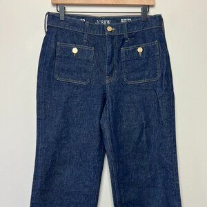 J.Crew High-Rise Slim Wide Jean in 1996 semi-stretch Rinse Wash Size 29 NWOT